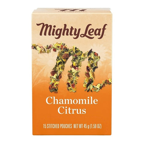 Mighty Leaf Organic Tea Chamomile Citrus 15 Tea Pouches