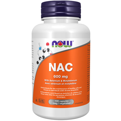 NOW NAC-Acetyl Cysteine 600mg 100Vcap