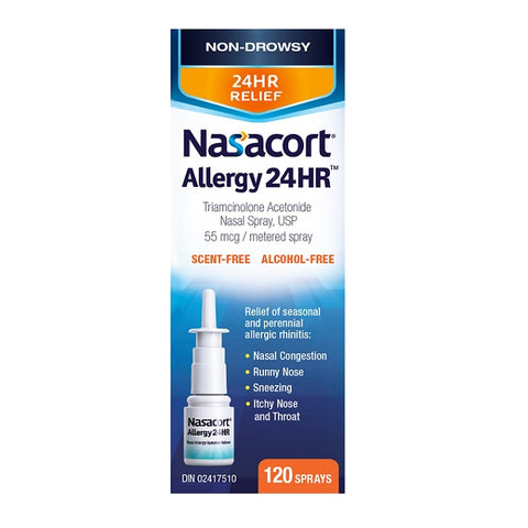 Nasacort Allergy 24hr Nasal Spray (Various Sizes)