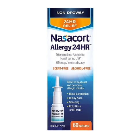 Nasacort Allergy 24hr Nasal Spray (Various Sizes)