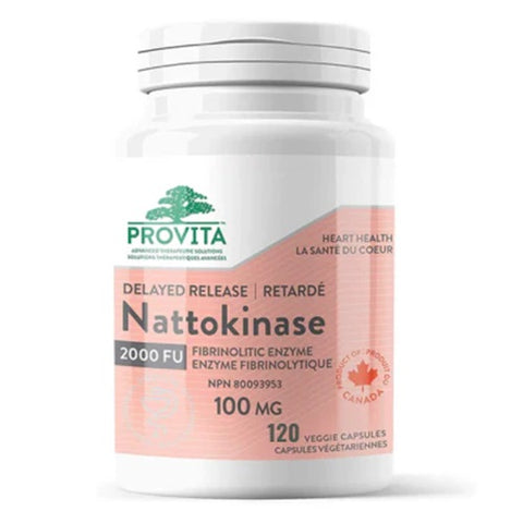 Provita Nutrition & Health Nattokinase 2000FU 120 Veggie Capsules