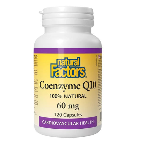 Natural Factors Coenzyme Q10 60mg 120 Capsules