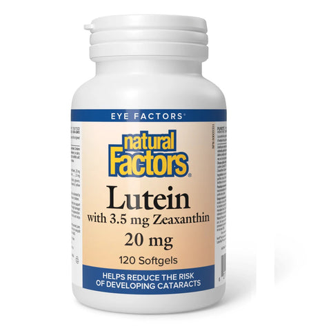 Natural Factors Lutein 20mg Softgels