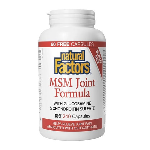 Natural Factors MSM Joint Formula (Various Sizes)