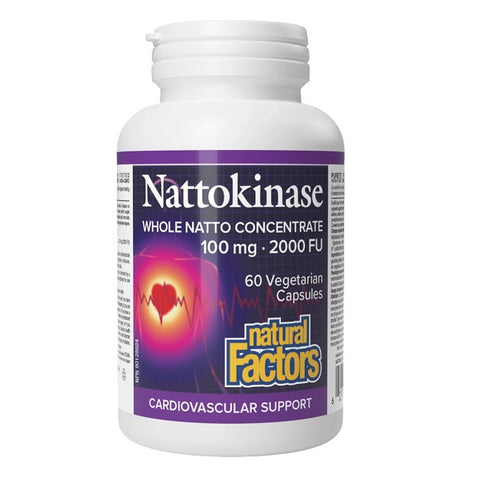 Natural Factors Nattokinase 100mg 60 Veg Capsules