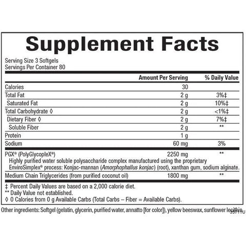 Natural Factors PGX Daily Ultra Matrix Softgels 750mg Softgels