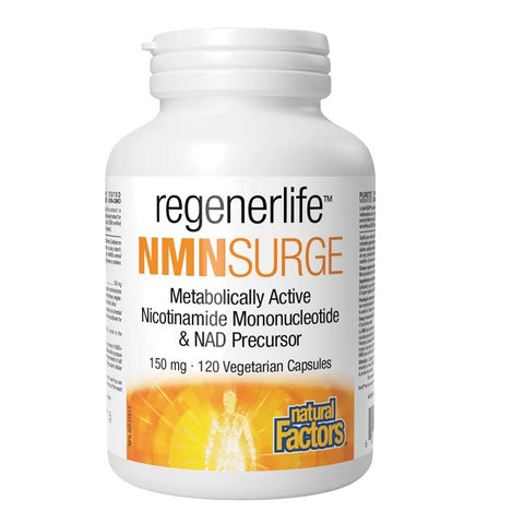 Natural Factors RegenerLife NMNSurge 150mg 120 Veg Capsules