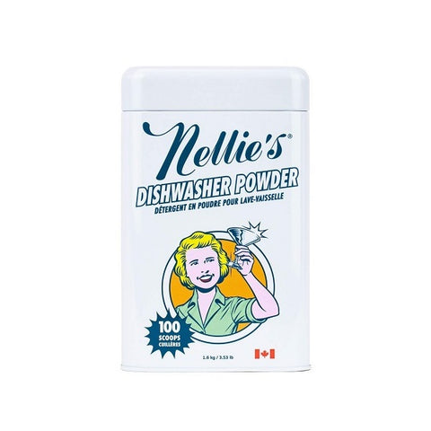 Nellies All Natural Dishwasher Powder 100 Scoops 3.5Lb - YesWellness.com