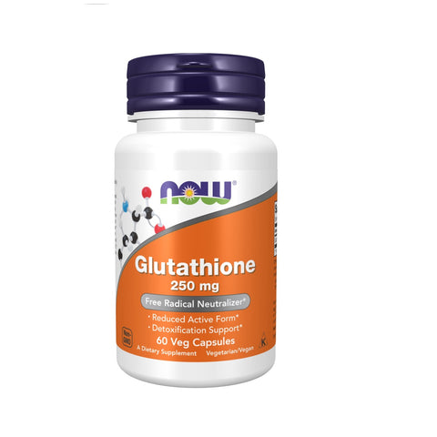 Now Foods Glutathione 250 mg - 60 veg capsules - YesWellness.com