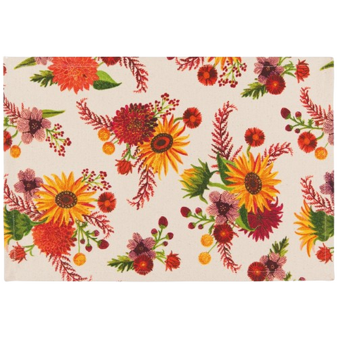 Now Designs Sunflower Splendor Printed Placemat - Yeswellness.com