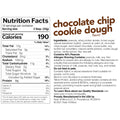 Nuts 'N More Chocolate Chocolate Chip Cookie Dough High Protein Spread 429g nutrition