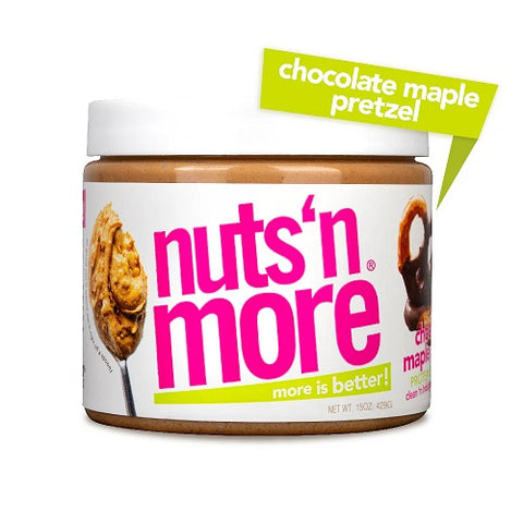 Nuts 'N More Chocolate Maple Pretzel Peanut Spread 429g