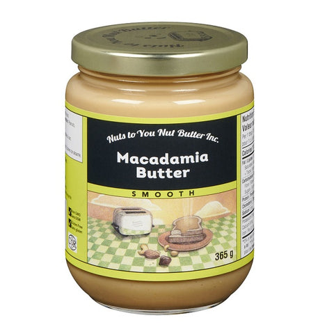 Nuts to You Macadamia Butter Smooth 365g - YesWellness.com