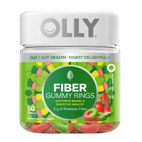 OLLY Fibre Gummy Rings 50 Count