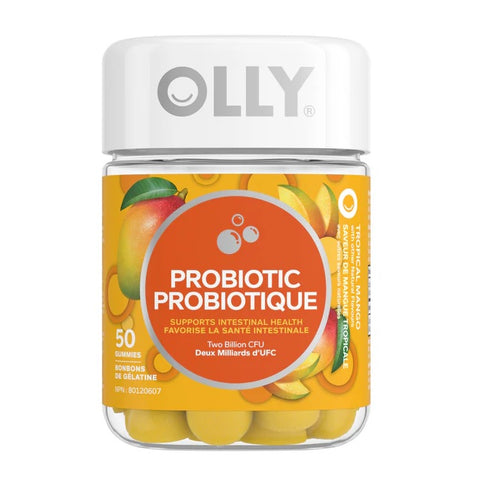 OLLY Probiotic Gummy Tropical Mango 50 Gummies