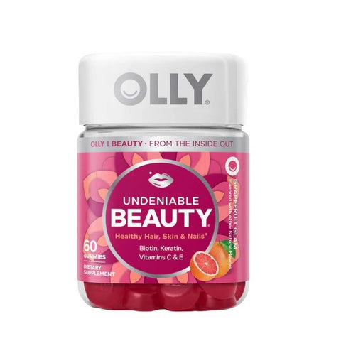 OLLY Undeniable Beauty Grapefruit Glam 60 Gummies