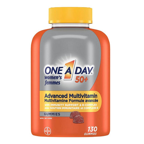 Expires March 2025 Clearance One A Day Women 50+ Advanced Multivitamin 130 Gummies