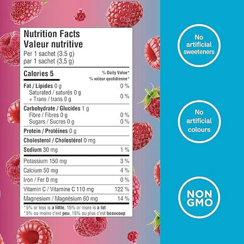 Organika Electrolytes Wild Raspberry Packet 3.5g