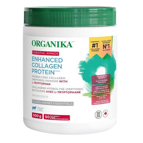 Organika Essential Aminos Enhanced Collagen Protein 250g