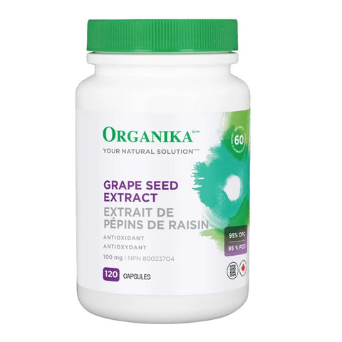 Organika Grape Seed Extract 100mg 120 Capsules