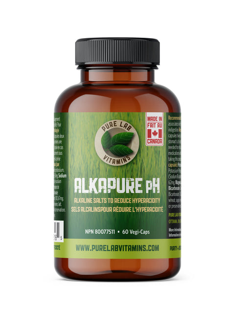 Pure Lab Vitamins Alkapure PH 60 Veg Capsules - Yeswellness.com