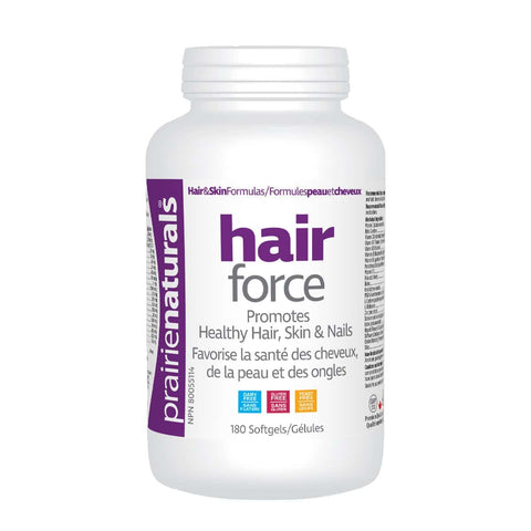 Prairie Naturals Hair Force 120 Softgels - Yeswellness.com