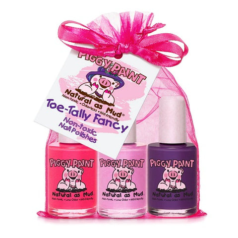 Piggy Paint Toe-Tally Fancy 3 Nail Polish Set