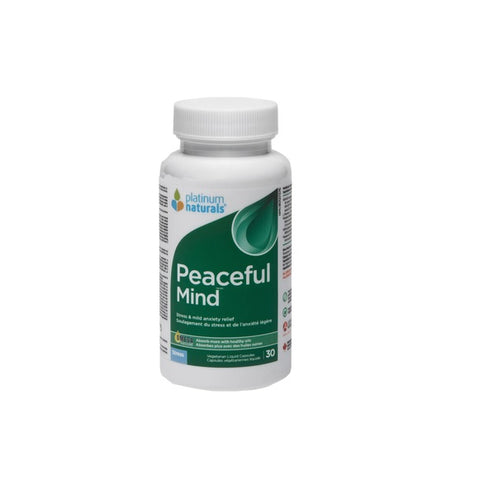 Platinum Naturals Peaceful Mind Veg Capsules (Various Sizes)