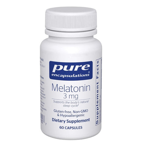 Pure Encapsulations Melatonin 3mg 60 Capsules