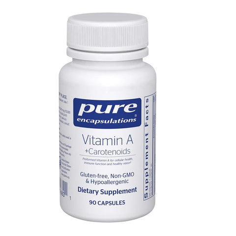 Pure Encapsulations Vitamin A + Carotenoids 90 Capsules 90 Veg Capsules