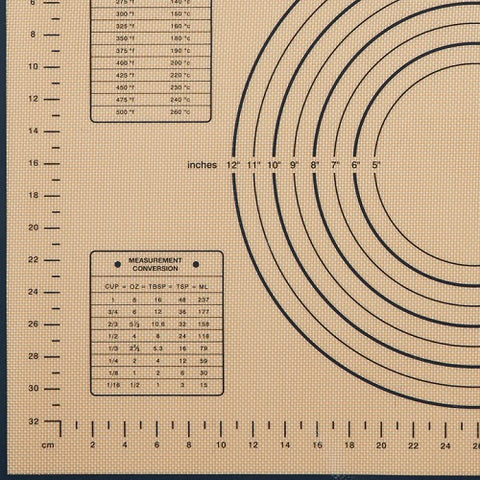 RSVP International Silicone Pastry Mat measurements