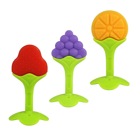 Razbaby Fruitique Silicone Teether Set 3 Pack