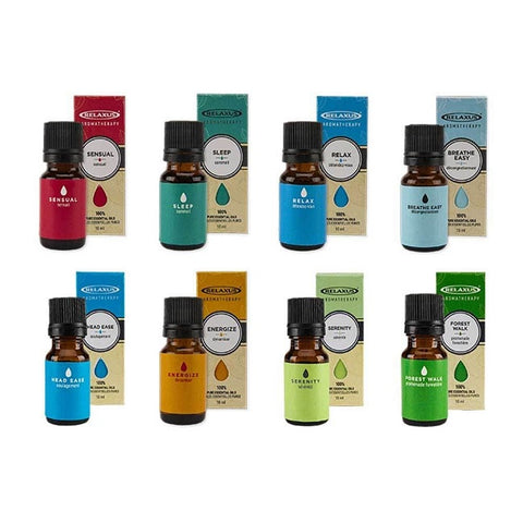 Relaxus Aromatherapy 100% Pure Essential Oils Blends (Various Scents)