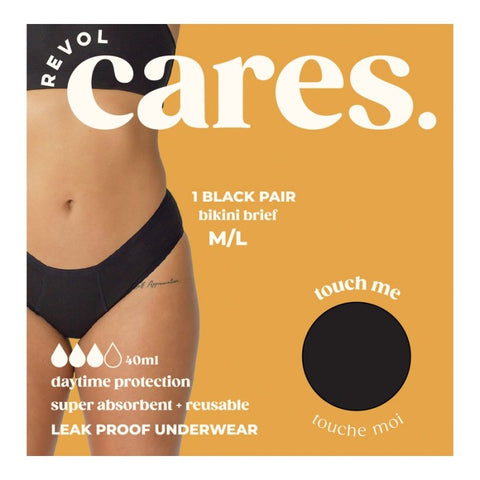 Revol Cares Essentials Bikini Brief Black