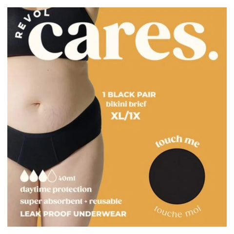 Revol Cares Essentials Bikini Brief Black