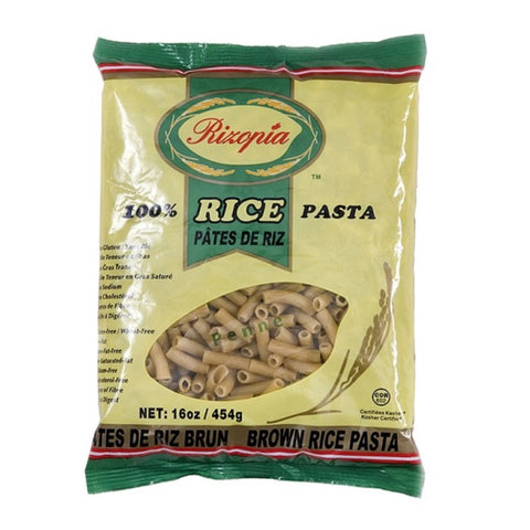 Rizopia 100% Brown Rice Pasta Penne 454g - YesWellness.com