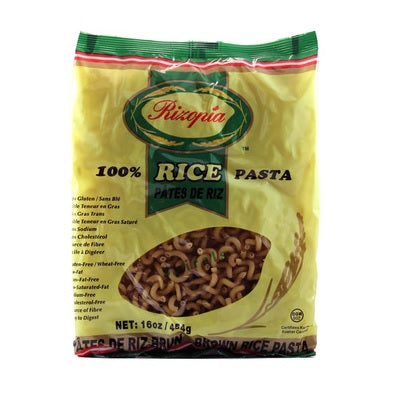 Rizopia 100% Brown Rice Pasta Spirals 454g - YesWellness.com