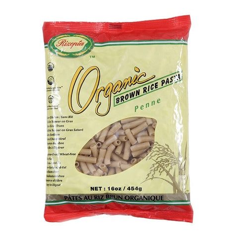 Rizopia Organic Brown Rice Pasta Penne 454g - YesWellness.com