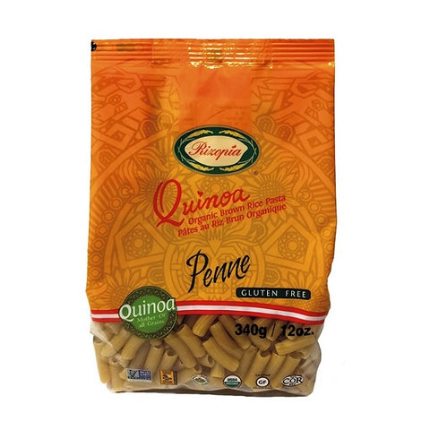 Rizopia Organic Quinoa Brown Rice Penne 340g - YesWellness.com