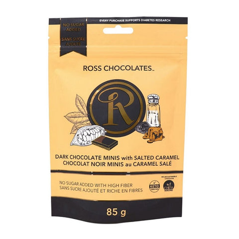 Ross Chocolates Dark Chocolate Minis With Salted Caramel 85g - YesWellness.com