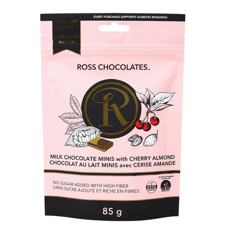 Ross Chocolates Milk Chocolate Minis With Cherry Almond 85g - YesWellness.com