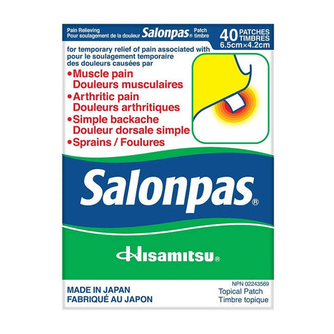 Salonpas Original Pain Relief Patches - YesWellness.com