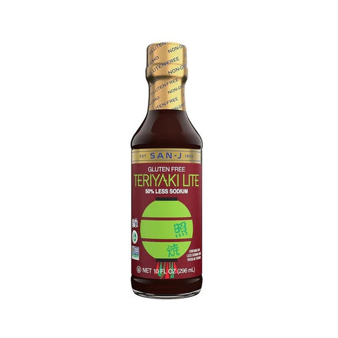 San J Gluten Free Less Sodium Teriyaki Sauce 296mL