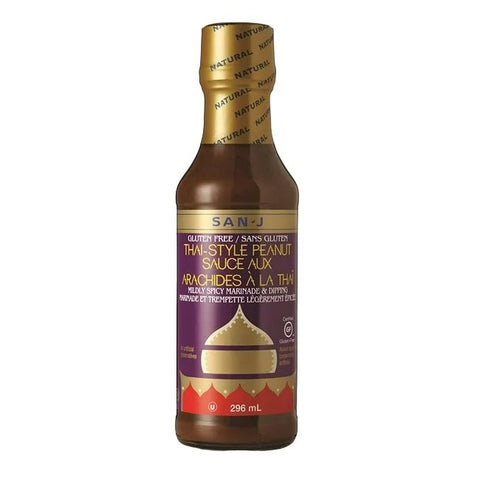 San J Gluten Free Thai Style Peanut Sauce 296mL