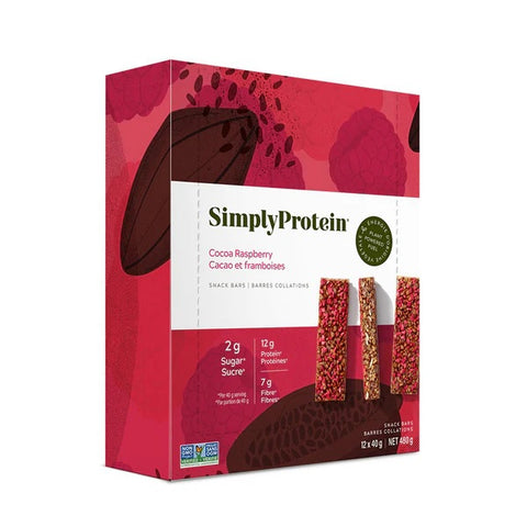 SimplyProtein Plant Based Snack Bars 12 x 40g