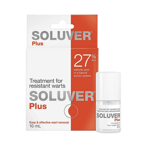 Soluver Plus Treatment for Resistant Warts 10mL