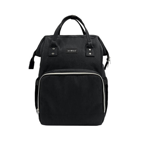 Stonz Diaper Backpack - Black - YesWellness.com