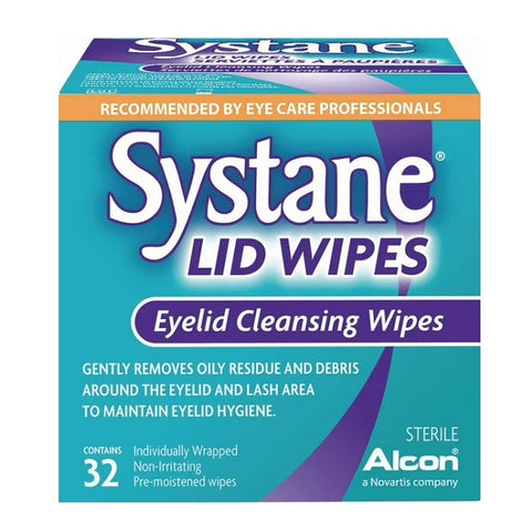 Systane Eyelid Cleansing Wipes 32 Count