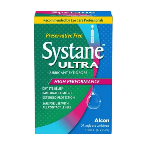 Systane Ultra High Performance Eye Drops Single Use Containers 30 x 0.5 mL