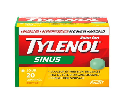 Tylenol Sinus Extra Strength Daytime (Various Tabs)